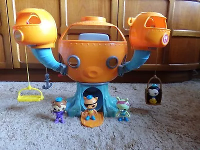 Octonauts Octopod Headquarters With 3 Hanging Attachments & 4 Figures • £25