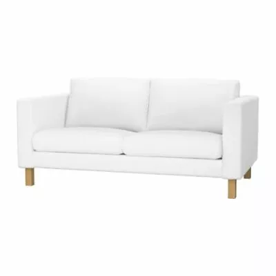 Genuine Ikea Karlstad Cover 2-Seat Sofa (Loveseat) Blekinge White 001.186.60 • £165