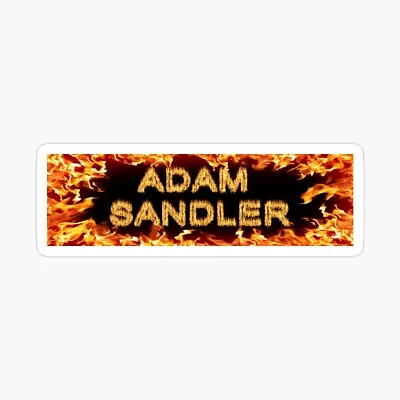 Adam Sandler Bumper Sticker Waterproof Sticker 6  Bumper Sticker Vinyl Decal • $11.80