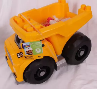 MEGA BLOKS CAT Large Dump Truck Building Toy - 25pcs • $14.24