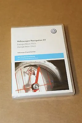 £49.95 • Buy Volkswagen Sat Nav DVD ROM For Factory Nav RNS 510 / 810 1T0919859 New Genuine