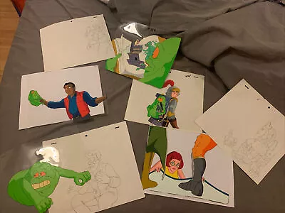 50 Original The Real Ghostbusters Animation Cels And 50 Original Drawings Mixed  • $1090