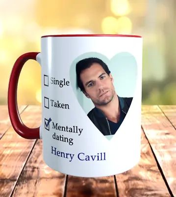 £10.90 • Buy Henry Cavill Mug Mentally Dating Design, Geralt The Witcher British Actor Gift