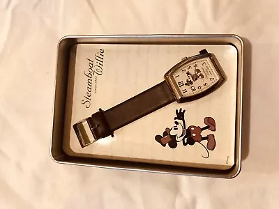 Mickey Mouse * Brand New In Box * Steamboat Willie * Watch In Tin * Disney 2004 • $30.95