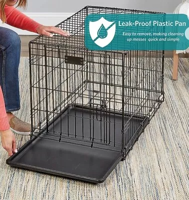 Large Dog Crate Metal Portable 42x28x30 • $40