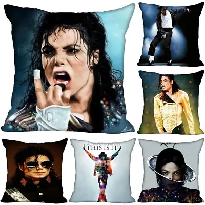 Michael Jackson Pillow Case Office Cushion Cover Wedding Christmas Pillowcase • $14.98