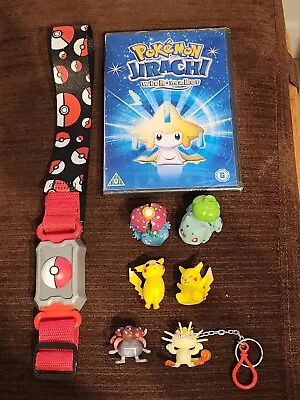 £7 • Buy Bundle Of Rare Vintage Pokemon Figures & Rollers 1990's. BN Jirachi Dvd + Belt