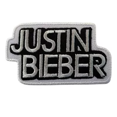 Justin Bieber Iron-on Patch. 3”x 1  3/4”. New! Free Shipping! • $3.35