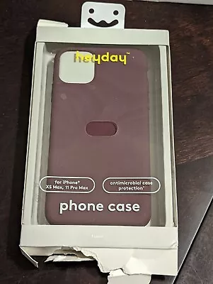 Heyday Mulberry Silicone Case For IPhone XS Max/11 Pro Max- NEW IN BOX • $8.95