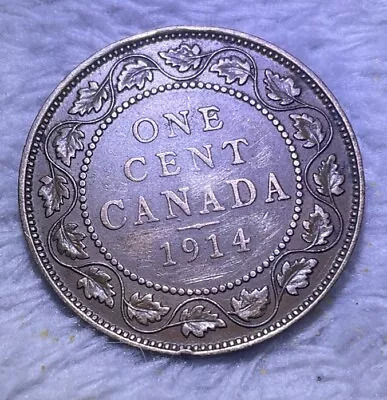 1914 Canada 1 Cent Nice Collectable Condition. FREE POST. • £6.95