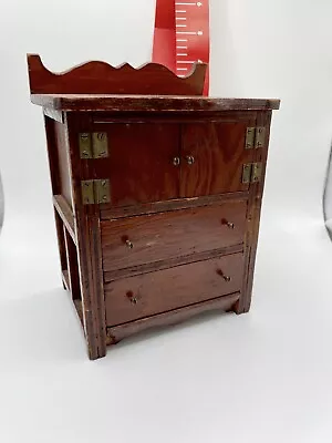 Vintage Hand Made Miniature Child's Furniture 4-Drawer Chest • $29