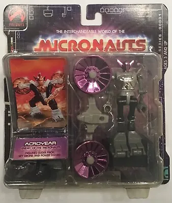 Micronauts Rare Palisades Toys Retro Series Purple Acroyear Figure Dave Dorman • $75