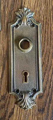 11 Antique Vintage Russell & Erwin Racine Bronze Door Knob Push Plate C 1905 • $19.50