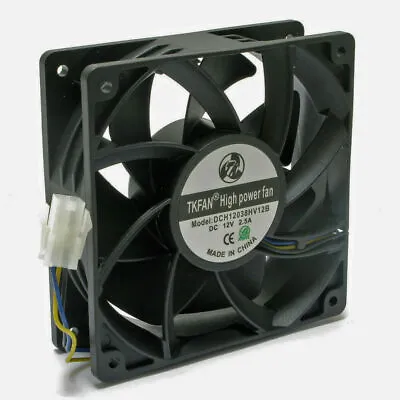 285 CFM 12V 2.5A Ultra High Airflow MINER SERVER FAN 120x38mm 3-Pin PWM Control • $14.75