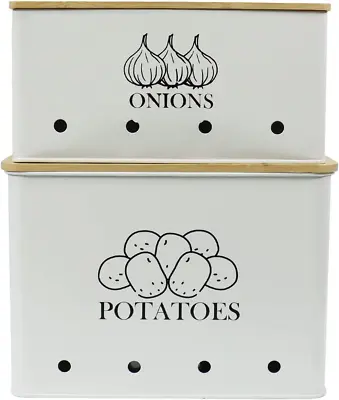 Potato Onion Kitchen Storage CanistersStorage Bin For Kitchen 2 Pack SetPotato • $58.99