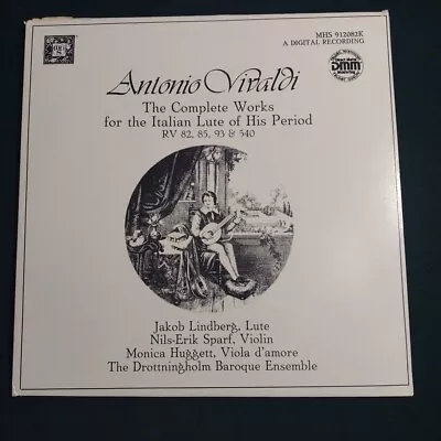 Antonio Vivaldi - The Complete Works For The Italian Lute Of His Period 1987 LP  • $5.99