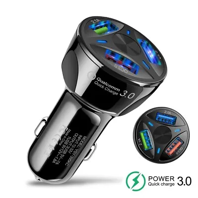 3 Port Multi USB Car Charger QC 3.0 Fast Adapter For Android IPhone Samsung • $5.73