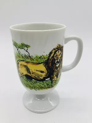 Vintage Lion Mug Big Cat Made In Japan • $15.99