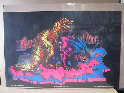 Tyrannosaurus Rex Black Light Psychedelic Vintage Poster 1971 Cng3024 • $128.15