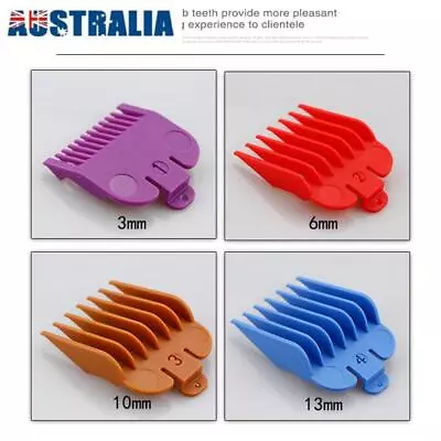 8PCS Plastic Limit Comb Guide Cutting Guard Attachment Kit For WAHL Hair Clipper • $13.95