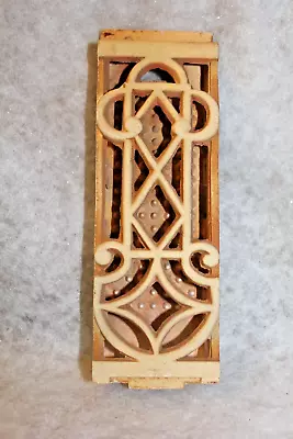 Vintage Decorative Off White Ceramic Gas Heater Brick 8  X 2.75  Collectible • $15