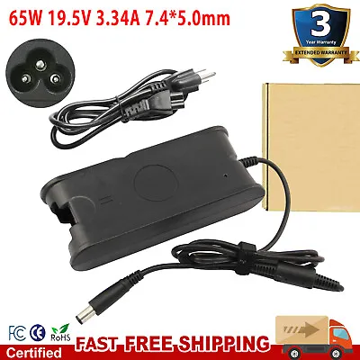 $11.49 • Buy 19.5V 65W AC Adapter Charger Power Supply Cord For Dell Laptop PA10 PA-10 PA-12