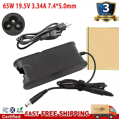 19.5V 65W AC Adapter Charger Power Supply Cord For Dell Laptop PA10 PA-10 PA-12 • $11.49