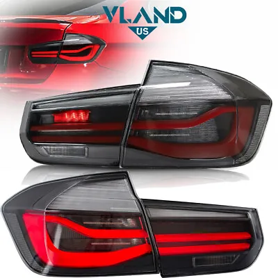 Black Clear LED Rear Tail Lights For BMW 3er 6th Gen M3 F30 F35 F80 W/Sequential • $189