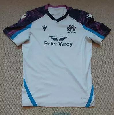 Scottish Rugby Macron Training T-shirt (2021/22) – Mdry System - Medium – Vgc (p • £10