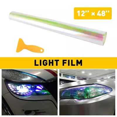 12in X48in Pearl Gloss Light Headlight Taillight Fog Light Tint Film Vinyl LH RH • $9.59