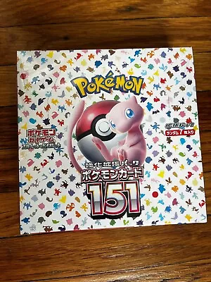 Pokemon 151 Japanese Booster Box Sealed NEW US Seller • $119