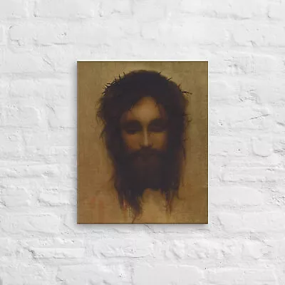 Veil Of Veronica Face Of Jesus Canvas • $49.95