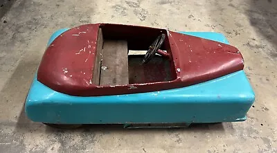 Vintage 40s 50s Carnival Fair Amusement Park Car Ride - Pulled Round And Round • $549.99