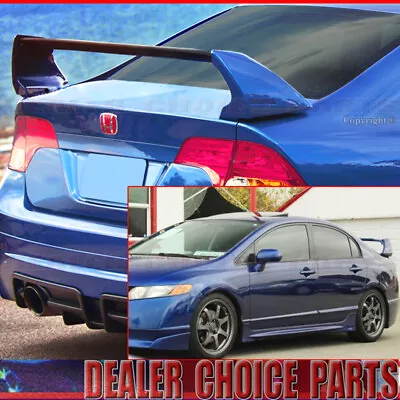 2006 2007 2008 2009 2010 2011 Honda CIVIC Sedan Mugen Style Spoiler UNPAINTED • $59.95