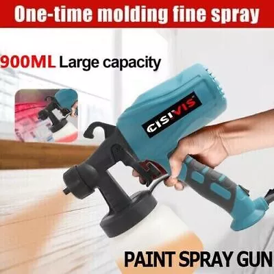 900ML Paint Sprayer Spray Gun Airless Electric 550w Car Spray Gun Fence Wall • £19.99