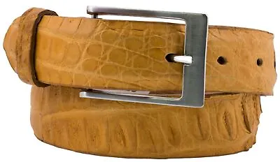Kids Unisex Buttercup Western Cowboy Belt Exotic Crocodile Skin Leather Silver • $59.99