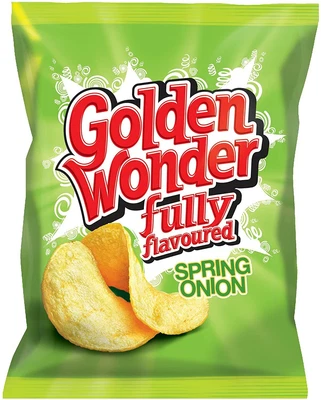 £18.99 • Buy Golden Wonder Spring Onion Crisps 32 X 32.5g