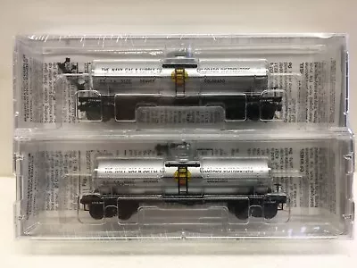 N Scale Micro Trains Special Run 06-81 Navy Gas & Supply Company Tank Car 2-Pack • $77.50