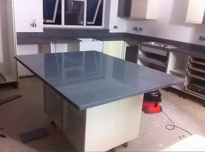 DARK GREY  QUARTZ - Marble  Kitchen WORKTOPS - All Colours Available-Sample Only • £1.99