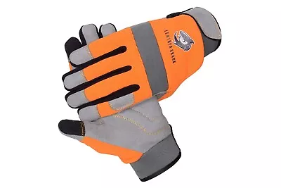 Durable Mechanic Gloves - Oil & Water Resistant Hand Protection Work Gloves • $15.99