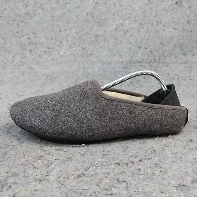 Mahabis Classic Slippers Womens 38 EU Slip On Shoes 150102 Gray  Fabric Flats • $30