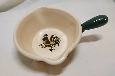 METLOX Poppytrail Provincial Rooster Gravy Bowl/Sauce Pan California • $9.99