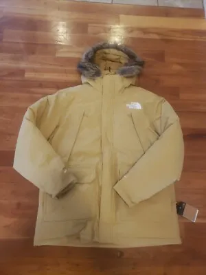 The North Face Expedition McMurdo Down Parka Antelope Tan Faux Fur X-Large NWT • $225