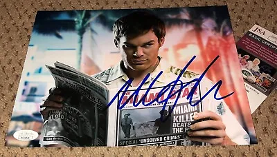 Michael C Hall Signed 🩸 8x10 Photo 🩸jsa 🩸 Autograph 🔪 Dexter Morgan 🔪 • $135.99