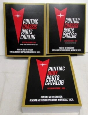 $139.21 • Buy 1963-1966 Pontiac Chassis & Body Parts Catalog GTO Bonneville Tempest Bonneville