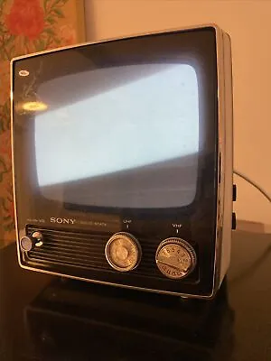 Sony Solid State Portable TV Model TV-950  Works From 60-70s • $30