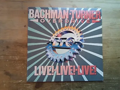 BTO Bachman Turner Overdrive Live Live Live EX Vinyl LP Record Album MCA5760 • £10