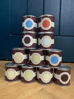 Farrow And Ball Tester Pots Of Paint Various Colours • £4.40