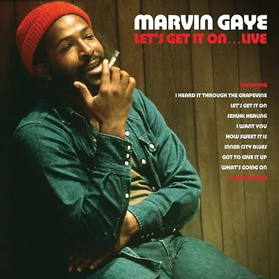 £24.99 • Buy Marvin Gaye Let's Get It On…Live Gatefold 2LP 180g Red Vinyl Record New Sealed
