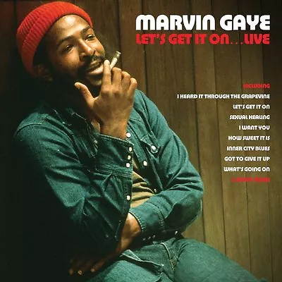 Marvin Gaye Let's Get It On…Live Gatefold 2LP 180g Red Vinyl Record New Sealed • £24.99